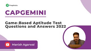 Capgemini Game Based Aptitude Test Questions and Answers 20222023 [upl. by Sinnaiy]