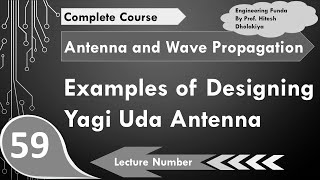 Examples and Designing of Yagi Uda Antenna in Antenna and Wave Propagation by Engineering Funda [upl. by Ettennig573]