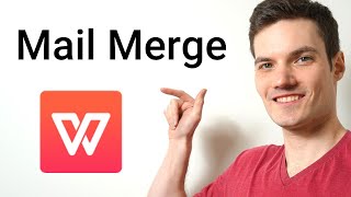 How to Mail Merge in WPS Office [upl. by Haily]