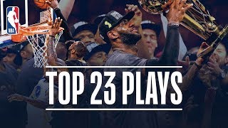 LeBron James Top 23 Plays with the Cleveland Cavaliers [upl. by Lak]