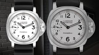 Panerai Luminor Marina 44mm White Dial Watch PAM 113 Review  SwissWatchExpo [upl. by Bullock]