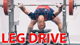 How to Use Leg Drive on Bench Press [upl. by Zerlina]