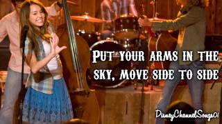 Hannah Montana The Movie  Hoedown Throwdown  With Lyrics [upl. by Gnoz]