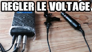 Tatouage Comment régler le voltage  vitesse de sa machine facilement [upl. by Lonergan582]