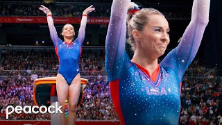 MyKayla Skinner Last Vault at Olympic Trials  Golden The Journey of USAs Elite Gymnasts  Peacock [upl. by Zeke340]