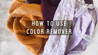 How to Use Color Remover [upl. by Whiney]