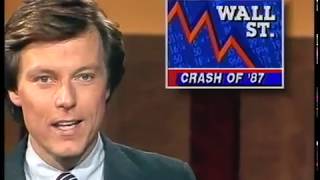 The 1987 stock market crash Original news report [upl. by Ahsinek]