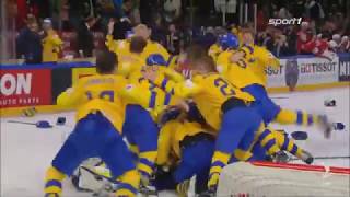 Eishockey WM 2018  Schweden vs Schweiz 32  Finale Highlights Sport1 [upl. by Laurin]