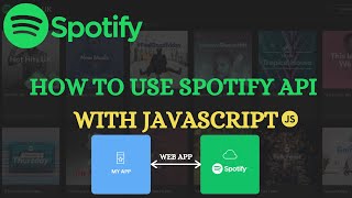 How to use Spotifys Web API 🔥 with Javascript  Javascript API Project [upl. by Aihsakal]