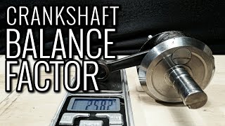 CRANKSHAFT BALANCING MADE EASY  Finding Crankshaft Balance Factor  2 STROKE TUNING [upl. by Okim]