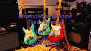 The Ultimate Fender Pickup Comparison Texas Specials vs Fat 50s vs Custom 69 [upl. by Querida]