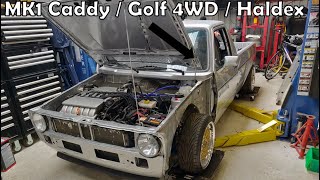 Caddy 4WD Haldex  Syncro Conversion Overview [upl. by Oijile]