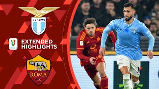 Lazio vs Roma Extended Highlights  Coppa Italia  CBS Sports Golazo [upl. by Tamanaha374]