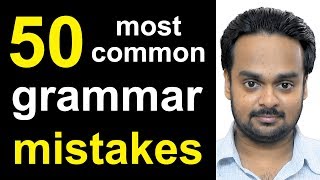 50 MOST COMMON MISTAKES in English Grammar  Error Identification amp Correction [upl. by Dalt]