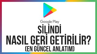 PLAY STORE SİLİNDİ NASIL GERİ YÜKLENİR EN GÜNCEL ANLATIM [upl. by Einafats]