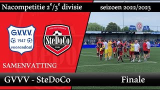 Samenvatting GVVV  SteDoCo 240623 nacompetitie finale [upl. by Areema689]