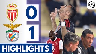 Monaco vs Benfica 01  All GOALS amp Extended HIGHLIGHTS  UEFA Champions League 202425 [upl. by Marte789]