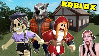 ROBLOX ROODKAPJE STORY  ONTSNAPPEN AAN DE ENGE WOLF  Lets Play Wednesday [upl. by Euell]