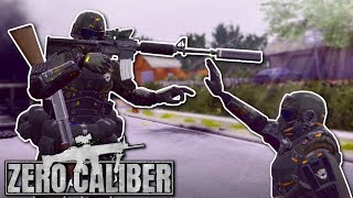 TACTICAL MISSION WITH CUSTOMZIED GUNS  Zero Caliber VR Gameplay [upl. by Eeima595]