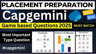 Capgemini Game Based Questions 2025 capgemini [upl. by Mariken]