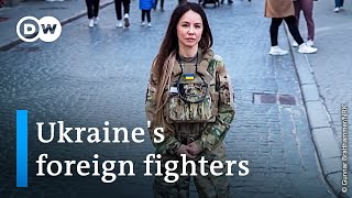 Meet the foreign fighters joining Ukraines battle with Russia  DW News [upl. by Anaitsirk]