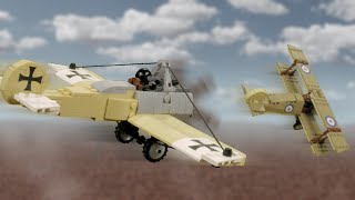 Lego WW1 Plane Battle  Dogfight stopmotion [upl. by Durwin]