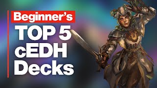 The TOP 5 cEDH Decks for NEW Players [upl. by Adleme186]