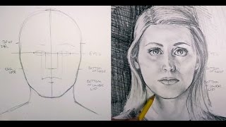 How to Draw Facial Proportions [upl. by Eitsyrc]