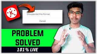 Kinemaster Unsupported File Format Solution  How To Solve Unsupported File Format in Kinemaster [upl. by Gus]