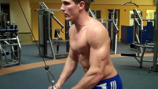 How To Tricep Pushdown Life Fitness Cable [upl. by Nniuqal349]