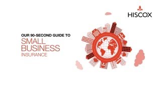 Small Business Insurance 90 second guide  Hiscox [upl. by Trela]