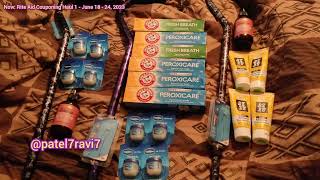 Rite Aid Couponing Haul  June 18  24 2023 [upl. by Kendricks]