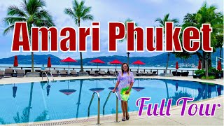 Amari Phuket Luxury Resort in Patong Beach Area Ocean View Room Breakfast Indian Vegetarian [upl. by Retswerb]