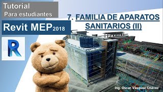 Tutorial Revit MEP 2018 Cap7  Familia de aparatos sanitarios II [upl. by Sidras]