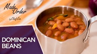 Easy Dominican Beans  Habichuelas Guisadas Dominicana  Made to Order  Chef Zee Cooks [upl. by Yednarb683]