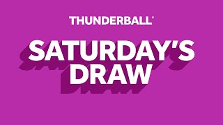 The National Lottery Thunderball draw results from Saturday 13 January 2024 [upl. by Crandall518]