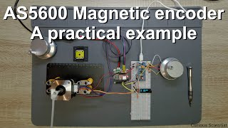 AS5600 Magnetic encoder  A practical example [upl. by Aliber67]