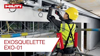 Exosquelette Hilti  comment le porter et lajuster [upl. by Ical]