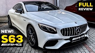 2020 MERCEDES AMG S63 Coupé V8 NEW FULL Review BRUTAL Sound S Class 4MATIC Interior Exterior [upl. by Eniruam]