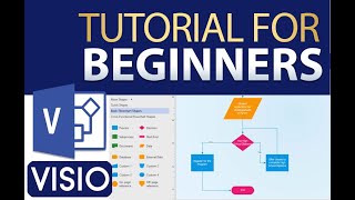 The Beginners Guide to Visio  Visio Basics Tutorial [upl. by Yleek]