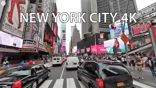 Driving Downtown VR 360  New York City 4K  USA [upl. by Ahtaga]