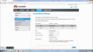 How to Change wifi networks names and passwords Huawei E8231 Data Card [upl. by Alika580]