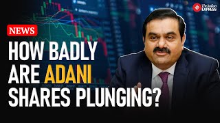 Adani Group Shares Plunge as US SEC Charges Top Executives in Bribery Case [upl. by Esyned]