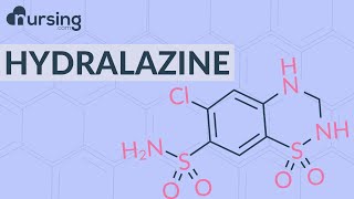 Hydralazine  Apresoline Nursing School Lessons [upl. by Eittel538]