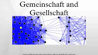 Gemeinschaft and Gesellschaft [upl. by Stodder]