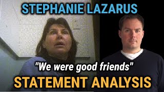 Stephanie Lazarus Cant Tell a Lie  Statement Analysis of a Deceptive ExCop [upl. by Oiligriv]