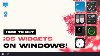 Get FUNCTIONAL iOS Widgets on Windows 1011  Tutorial shorts [upl. by Ahsatsan]