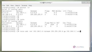 Linux Route Add Command with examples [upl. by Rambert]