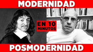 MODERNIDAD y POSMODERNIDAD Características en 10 Minutos [upl. by Aihcats938]