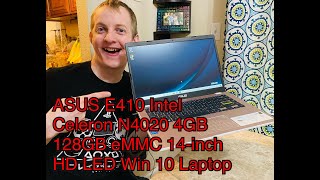 ASUS E410 Intel Celeron N4020 Unboxing and Review [upl. by Cavanaugh]